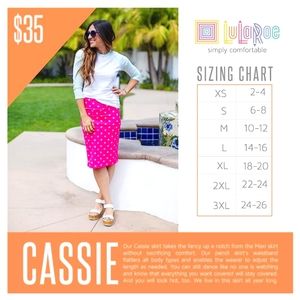 LuLaRoe Cassie Skirt-M NWT